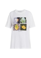 Stella McCartney Faces In Places Grid T-Shirt