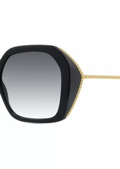 Stella McCartney Falabella 54MM Geometric Sunglasses