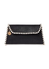 Stella McCartney Falabella pearl-detail clutch bag