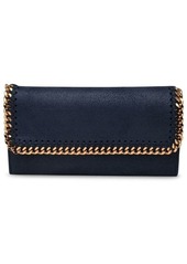 Stella McCartney FALABELLA WALLET IN BLUE POLYESTER