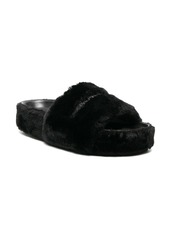 Stella McCartney faux-fur moulded-footbed slippers