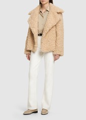 Stella McCartney Faux Fur Single Breasted Jacket