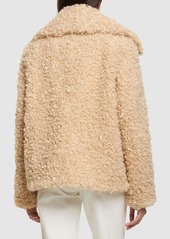 Stella McCartney Faux Fur Single Breasted Jacket