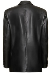Stella McCartney Faux Leather Double Breast Over Jacket