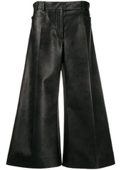 Stella McCartney faux-leather wide-leg trousers