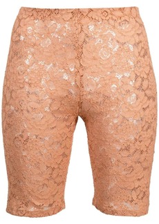 Stella McCartney floral-lace cycling shorts