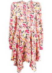 Stella McCartney floral-print asymmetric dress