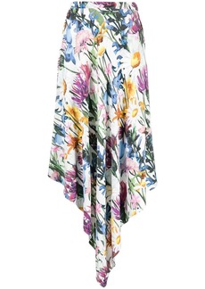Stella McCartney floral-print asymmetric skirt