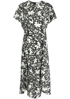 Stella McCartney Forest Floral-print silk dress