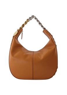 Stella McCartney Frayme Hobo Small in beige synthetic leather