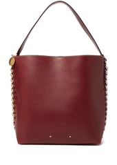 Stella McCartney Frayme logo-plaque tote bag