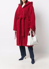 Stella McCartney fringed belted coat