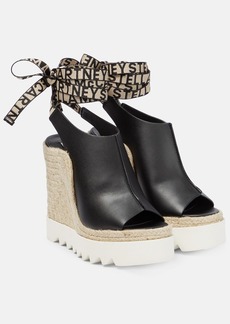 Stella McCartney Gaia faux leather espadrille sandals