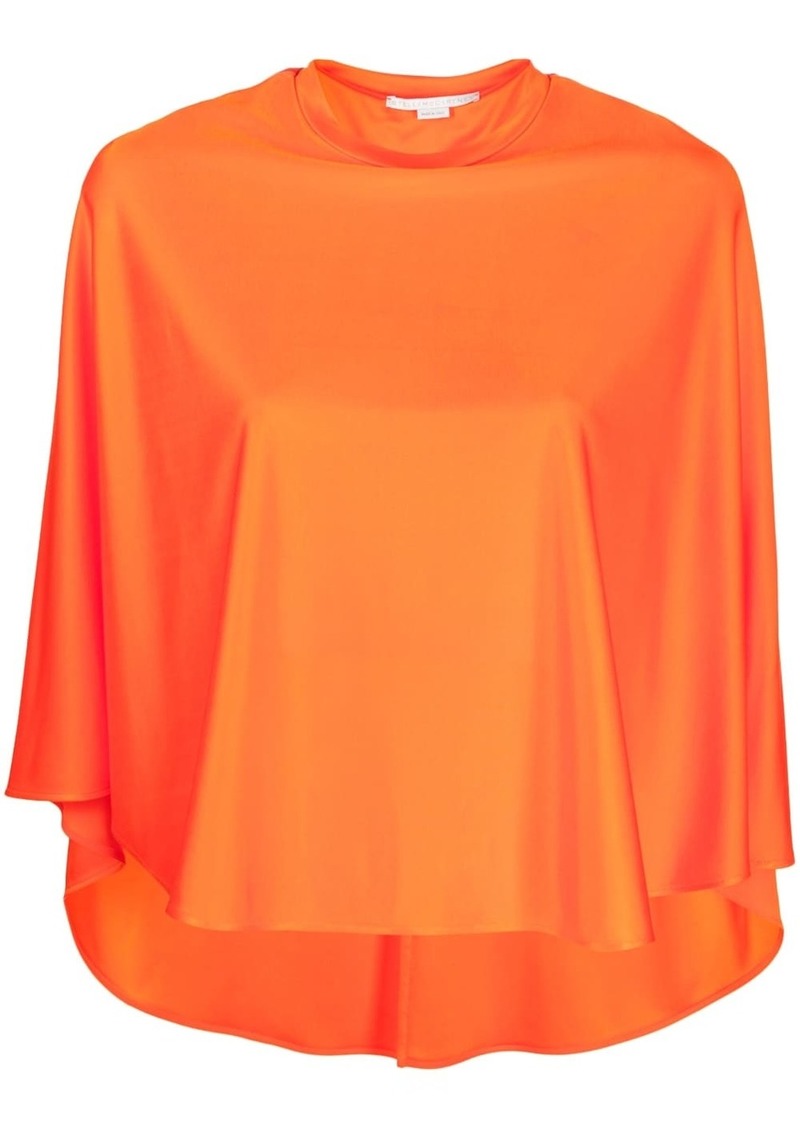 Stella McCartney high-low draped blouse