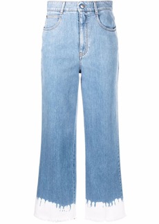 Stella McCartney high-rise cropped jeans
