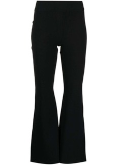 Stella McCartney high-waist knitted flared trousers