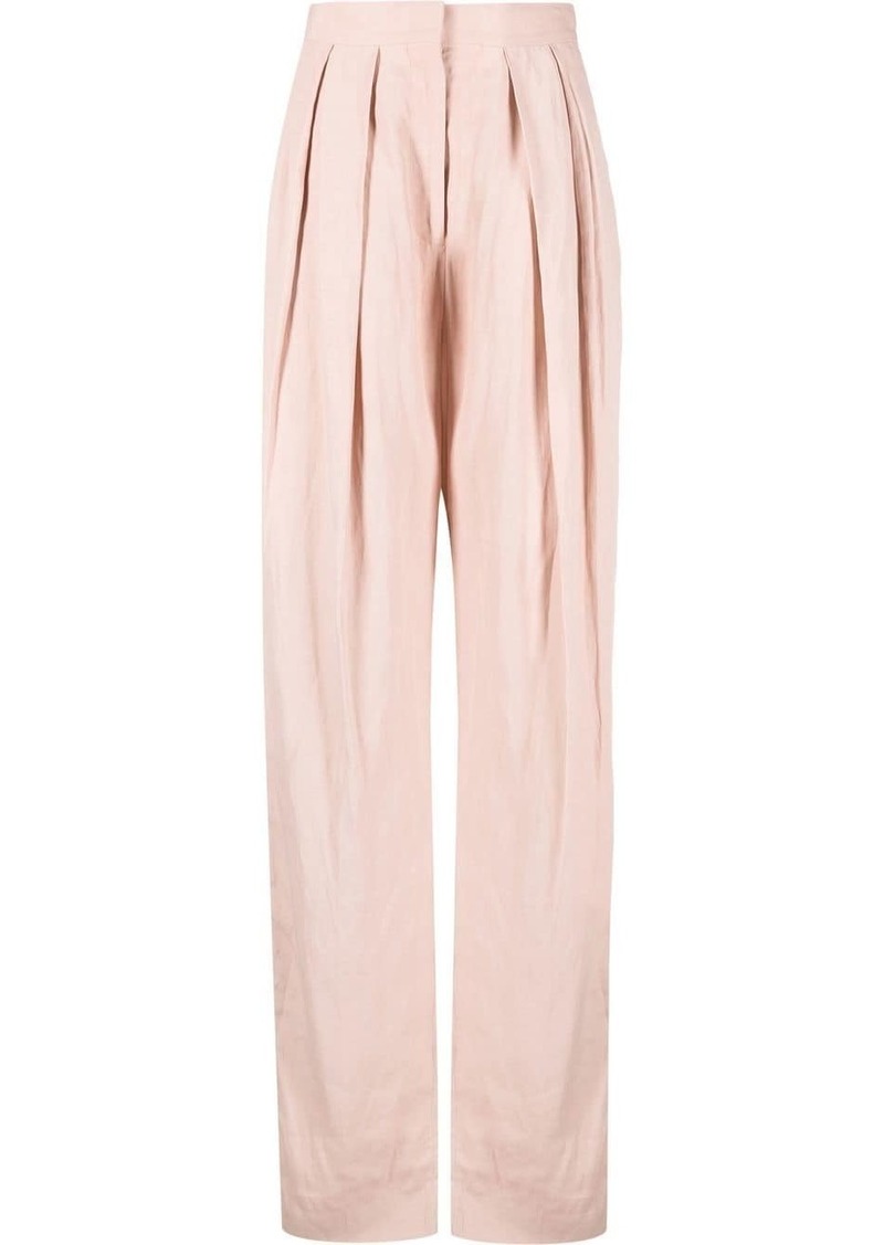 Stella McCartney high-waisted pleated trousers