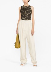 Stella McCartney high-waisted pleated trousers