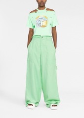 Stella McCartney high-waisted wide-leg trousers