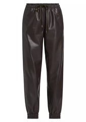 Stella McCartney Iconic Altermat Faux-Leather Jogger Pants