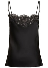 Stella McCartney Iconic Satin & Lace Camisole Top