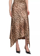 Stella McCartney Leopard Flowy Skirt