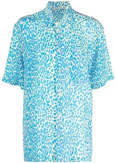 Stella McCartney leopard print short-sleeve shirt