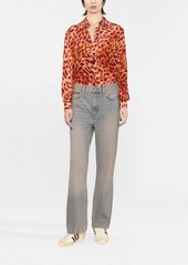 Stella McCartney leopard-print silk shirt