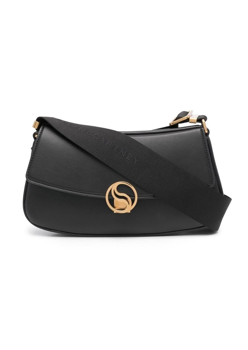 Stella McCartney logo clasp flap shoulder bag