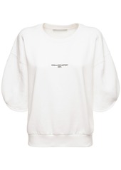 Stella McCartney Logo Organic Cotton Jersey Sweatshirt