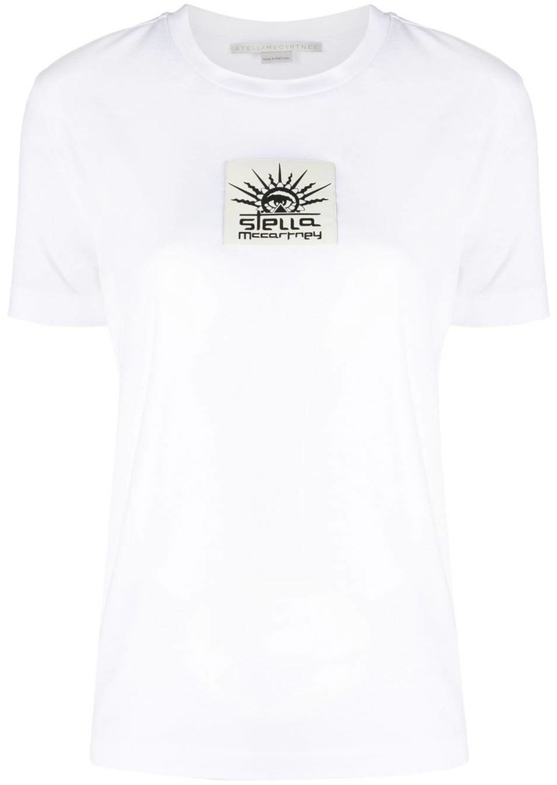 Stella McCartney logo-patch cotton T-shirt