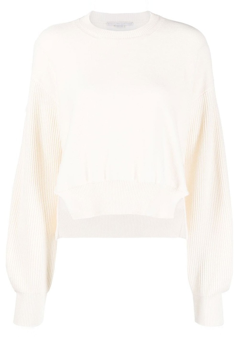 Stella McCartney logo-patch jumper