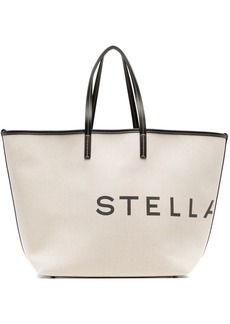 Stella McCartney logo-print cotton tote bag