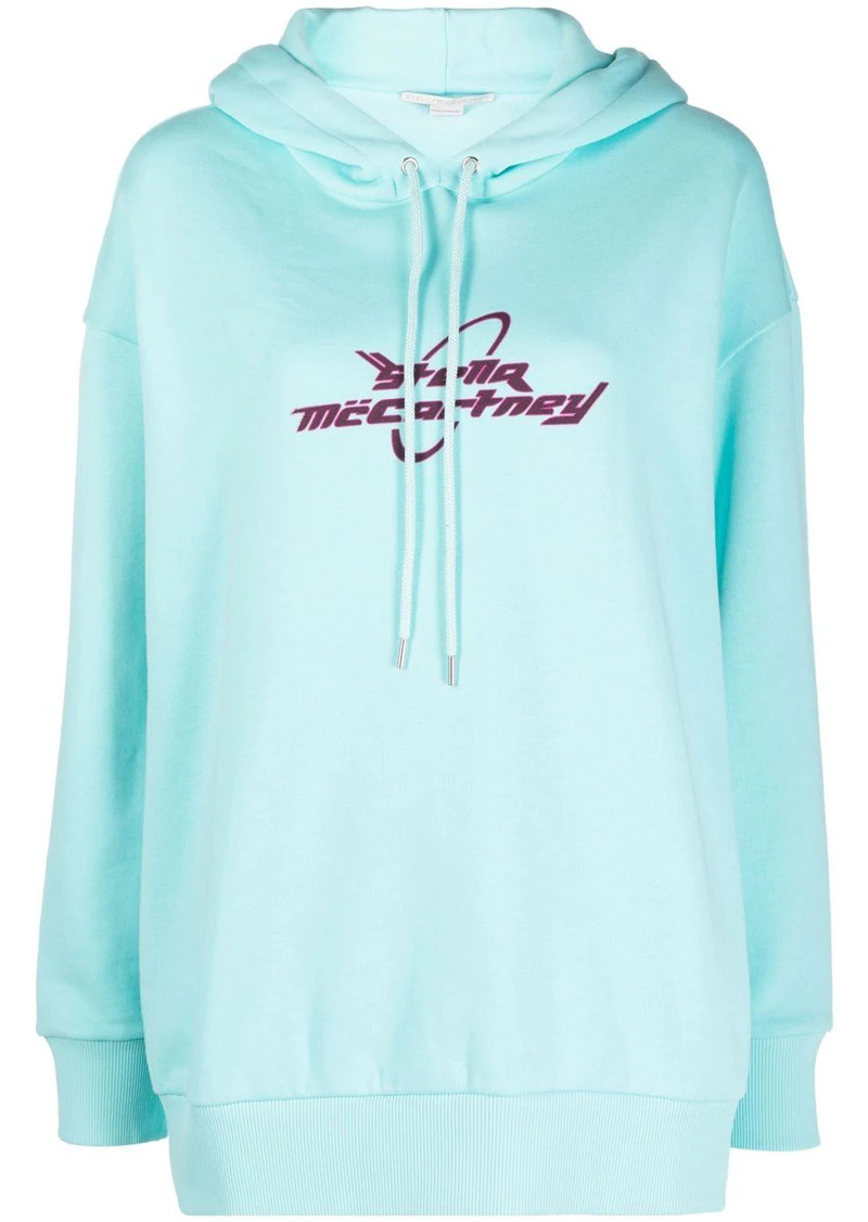 Stella McCartney logo-print long-sleeve hoodie