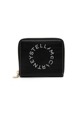 Stella McCartney logo-print zip-around wallet