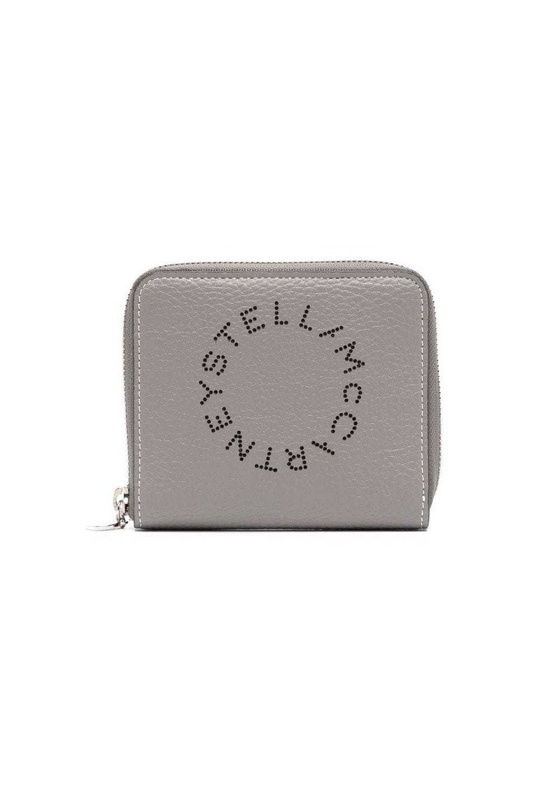 Stella McCartney logo-print zipped wallet