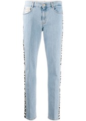 Stella McCartney logo stripe slim jeans