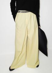 Stella McCartney logo-waistband palazzo trousers