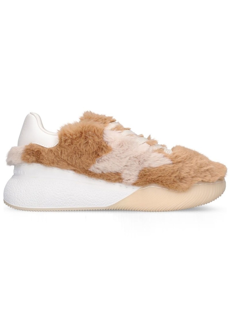 Stella McCartney Loop Faux Fur Sneakers