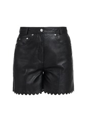 Stella McCartney Maddox Faux-Leather Shorts