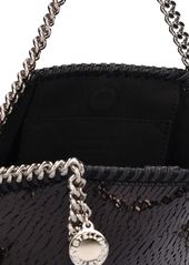 Stella McCartney Mini Falabella Sequined Top Handle Bag