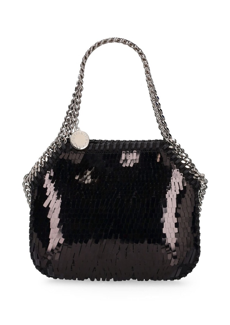 Stella McCartney Mini Falabella Sequined Top Handle Bag