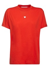 Stella McCartney Organic Cotton T-shirt W/ Heart Patch