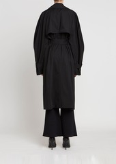 Stella McCartney Oversize Cotton Canvas Trench Coat