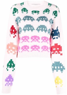 Stella McCartney Pacman-intarsia knitted jumper
