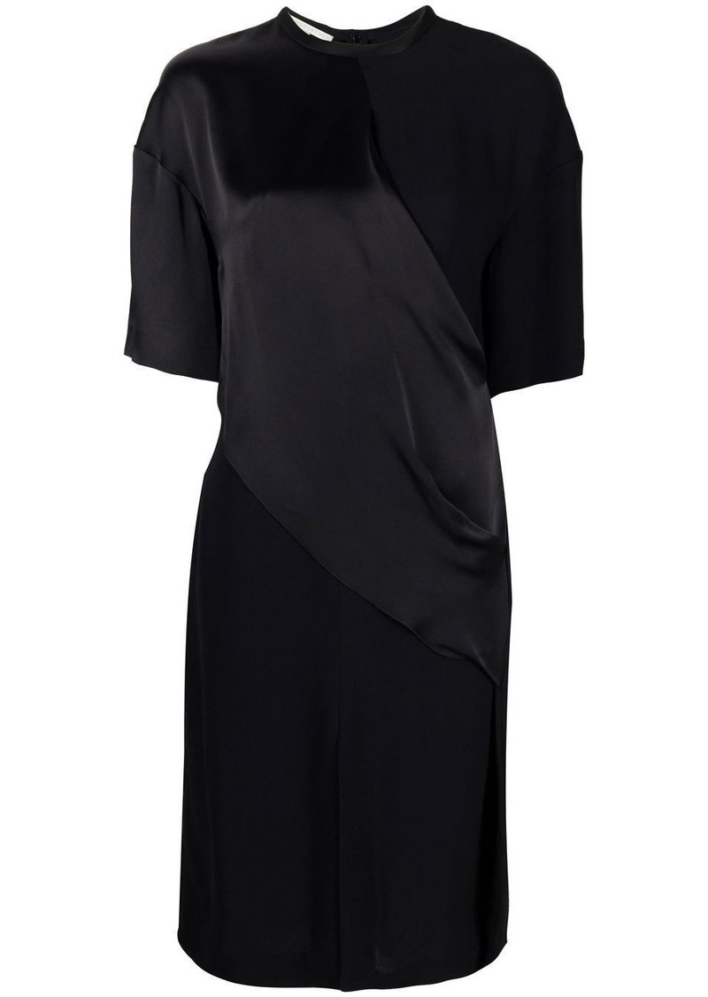 Stella McCartney panelled draped T-shirt dress