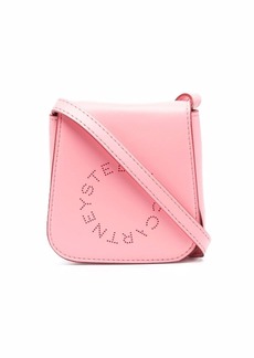 Stella McCartney perforated logo artificial leather mini bag