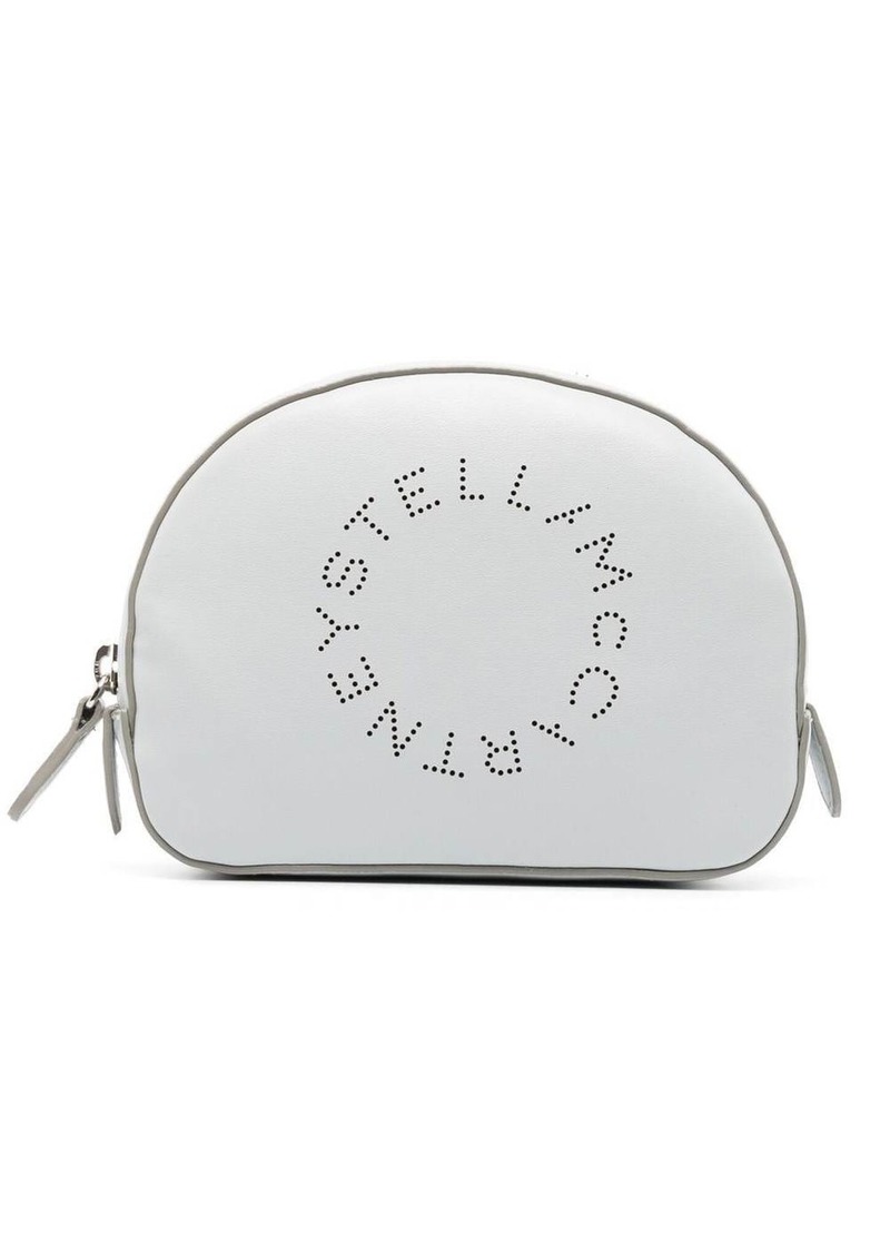 Stella McCartney perforated-logo makeup bag