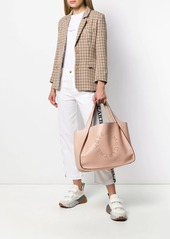 Stella McCartney perforated logo tote