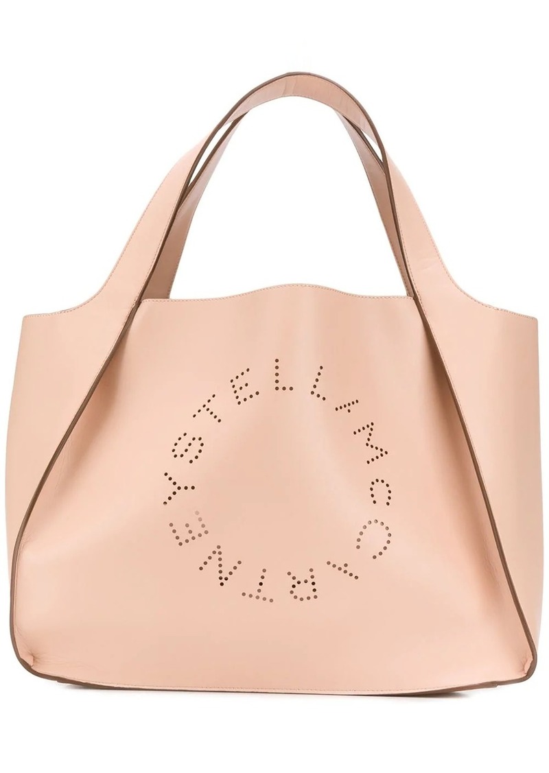 Stella McCartney perforated logo tote